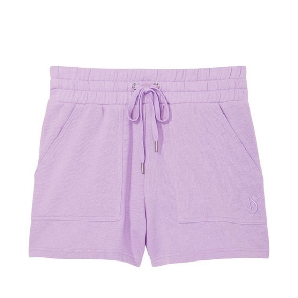 VICTORIA'S SECRET Cotton Fleece Track Short - Picture 1 of 1